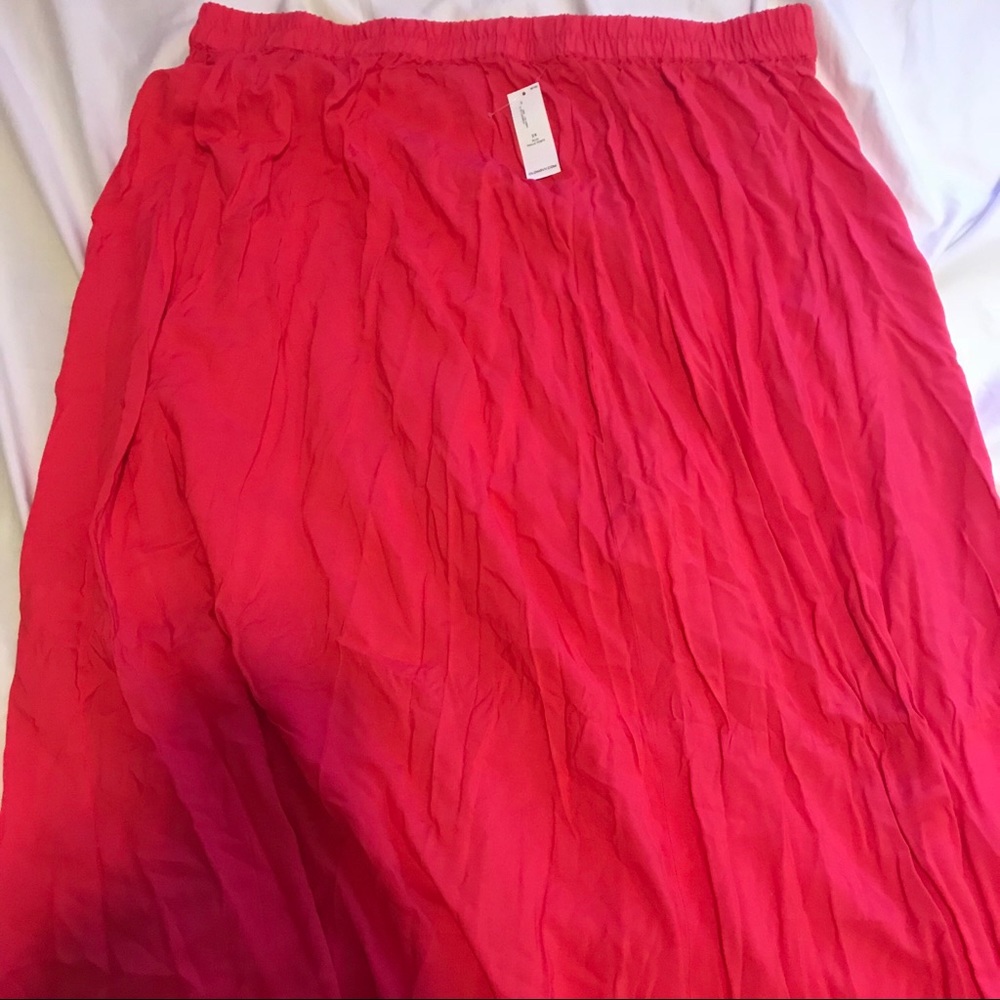 NWT Old Navy Hot Pink Maxi Skirt